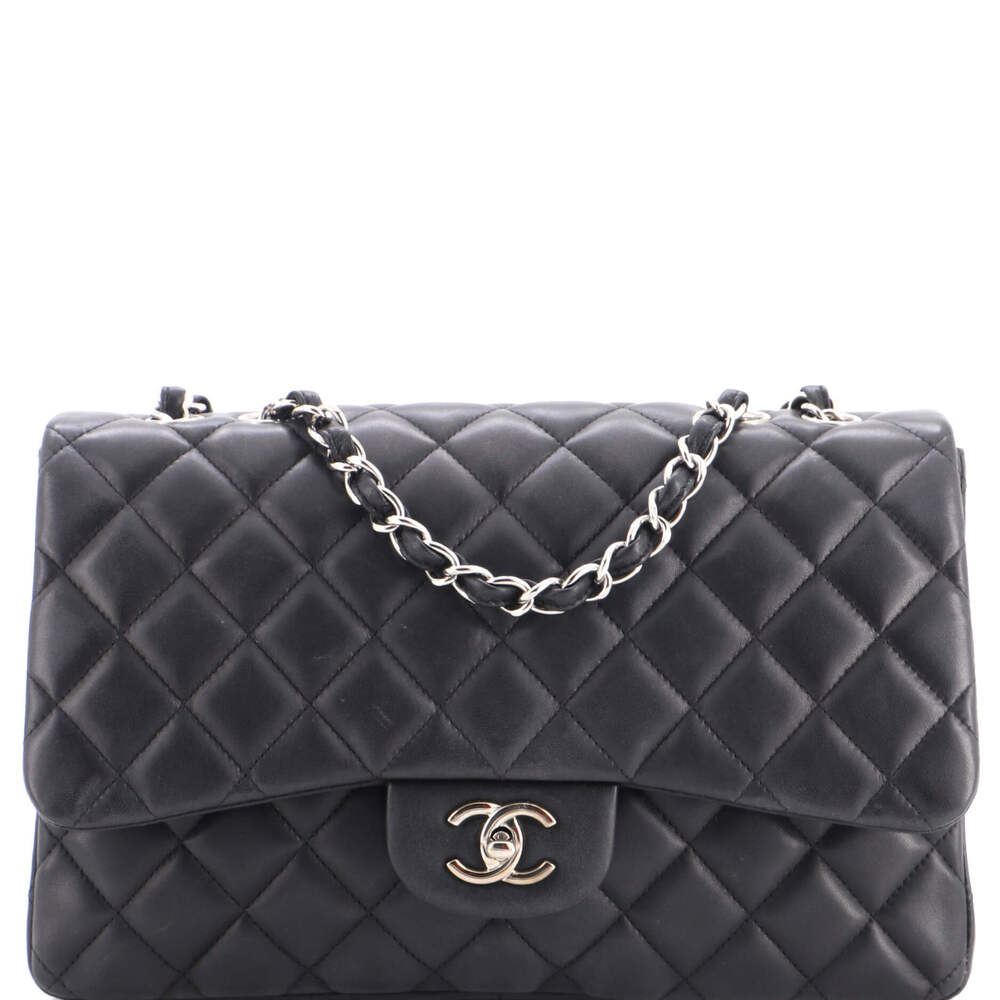 Chanel Jumbo Classic Single Flap Bag Quilted Lambskin